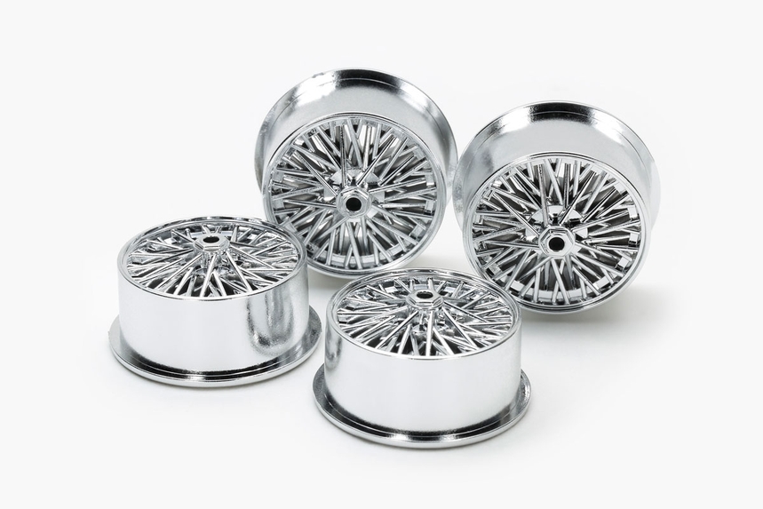 95531 Wire Spoke Wheels for Low-Profile Tires (Silver Plated)