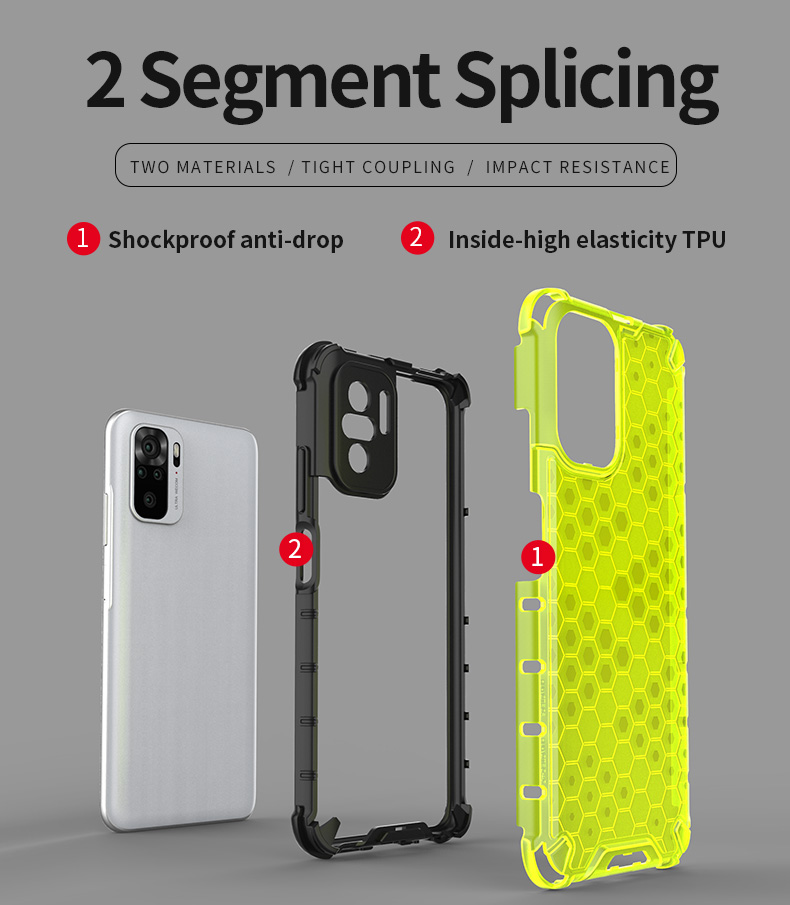 เคส Xiaomi Redmi Note 10 ลายรังผึ้งกันกระแทกได้