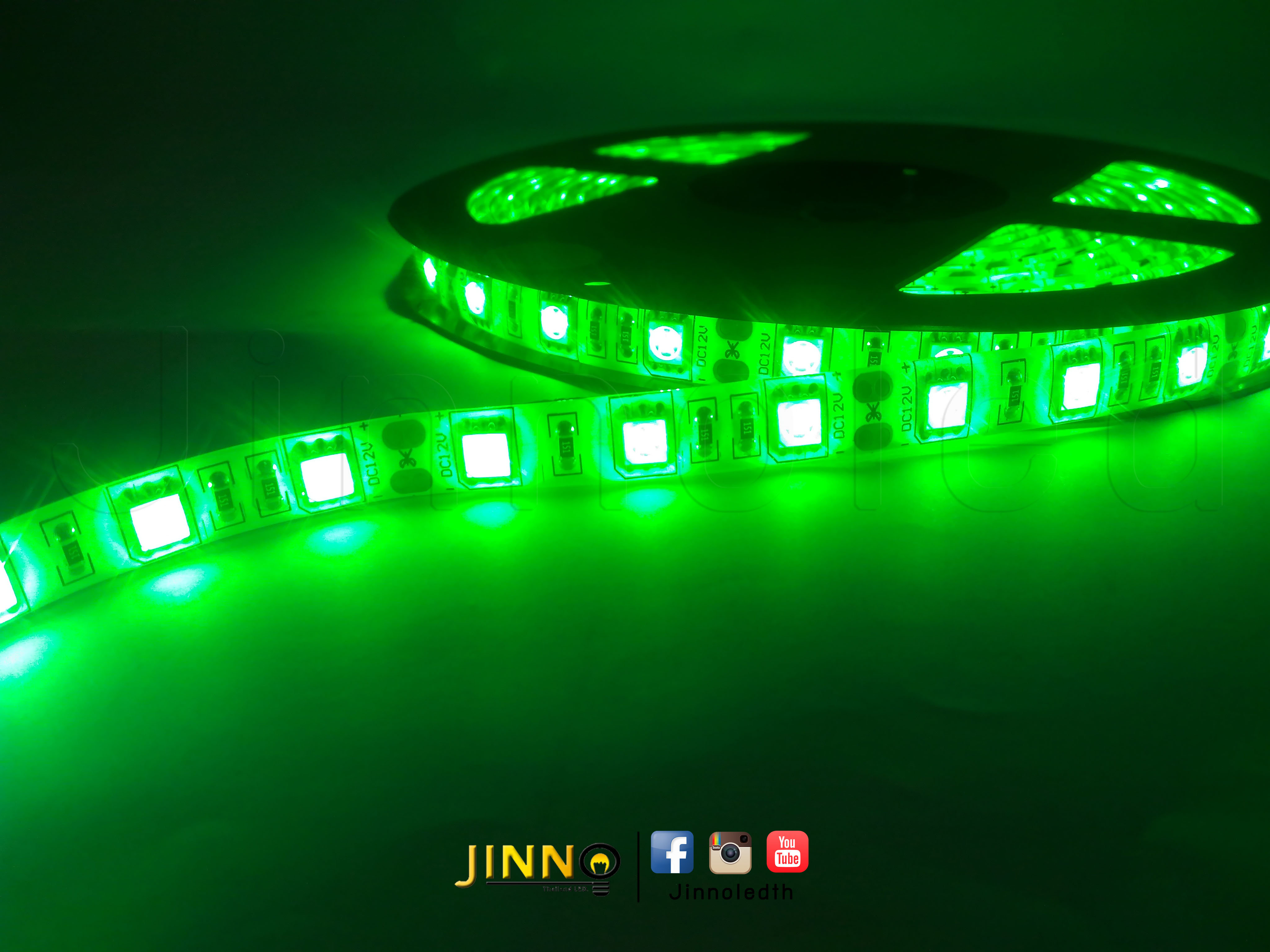 ไฟริบบิ้น 12v รุ่น 5050 IP65 : แบบกันน้ำ