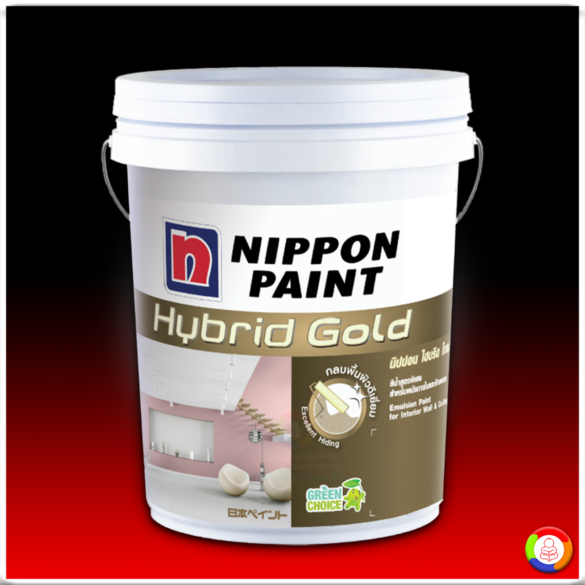 Nippon Paint Hybrid Gold นิปปอนเพนต์ ไฮบริดโกลด์ (5 แกลลอน)