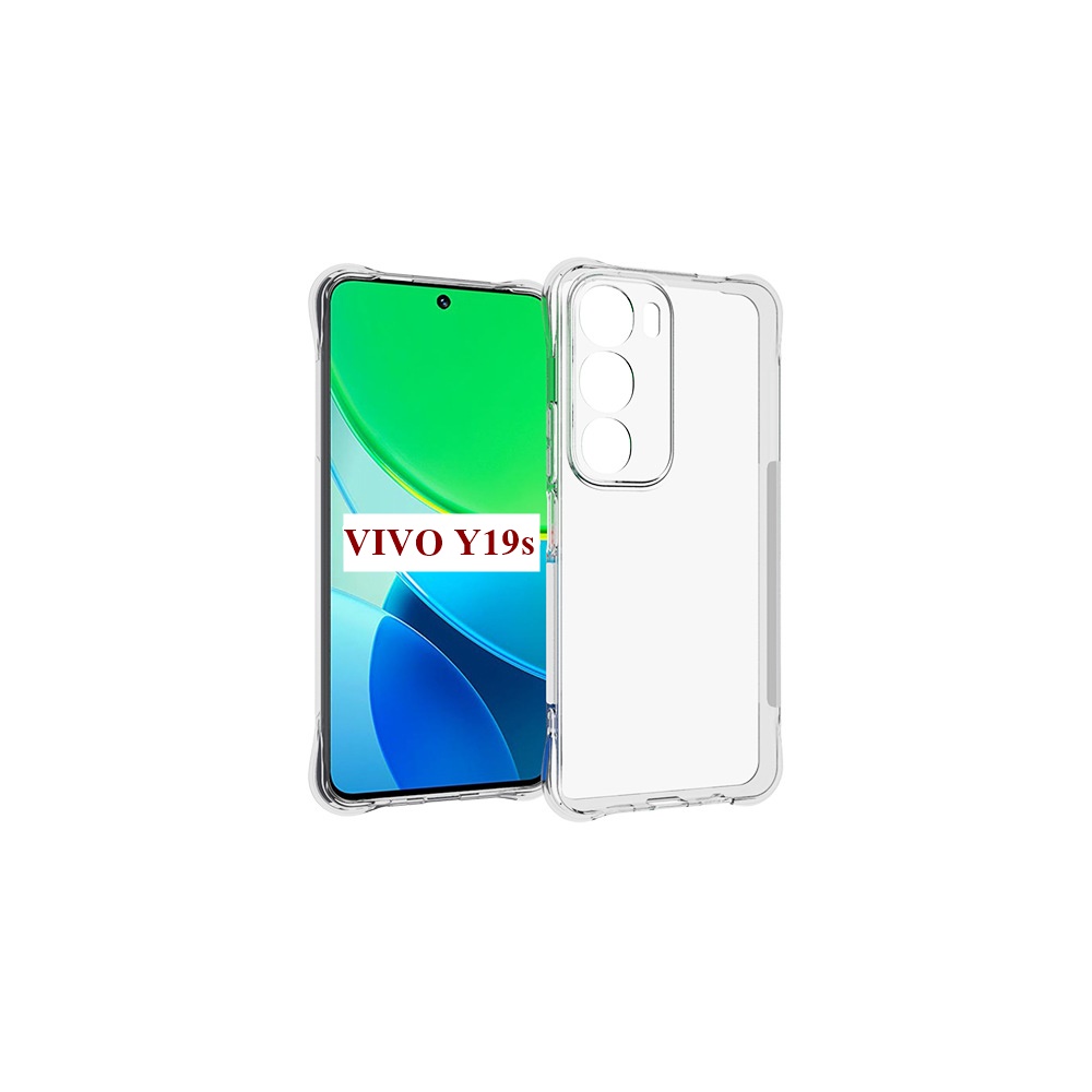 เคส Vivo Y19s แบบ TPU ใสเสริมขอบและมุมกันกระแทก