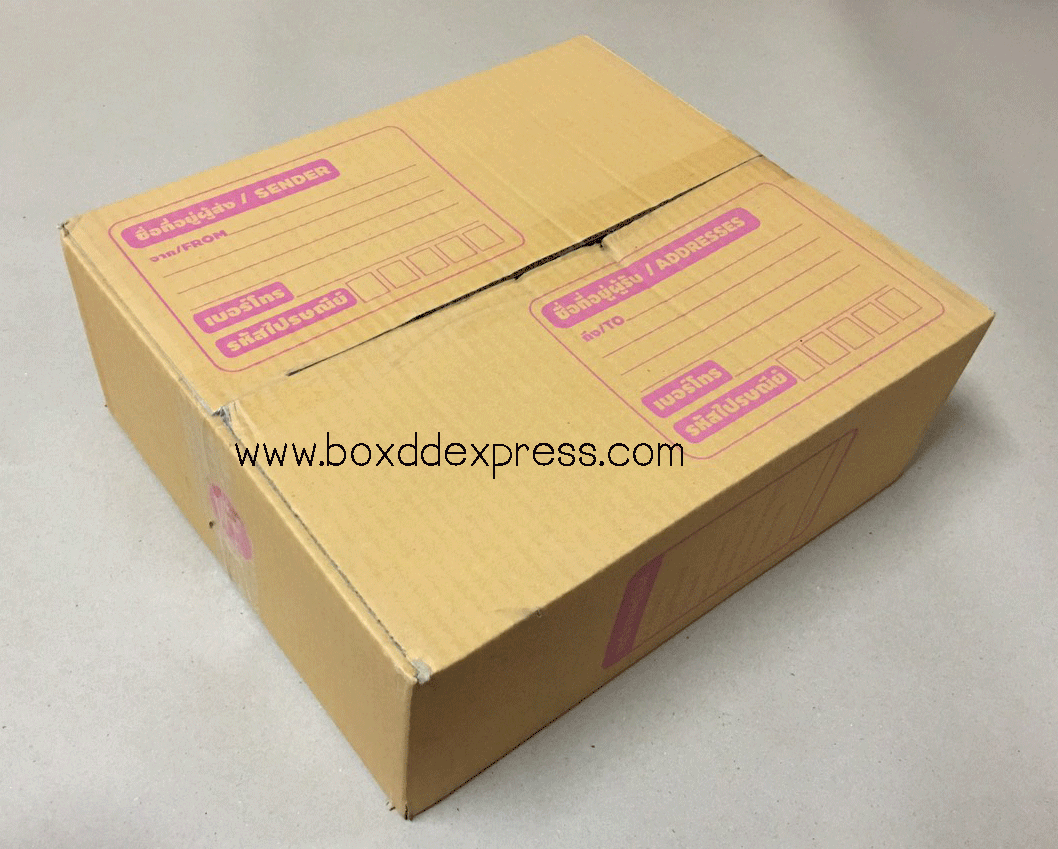 กล่องไปรษณีย์ฝาชน Gขนาด 31x36x26 cm
