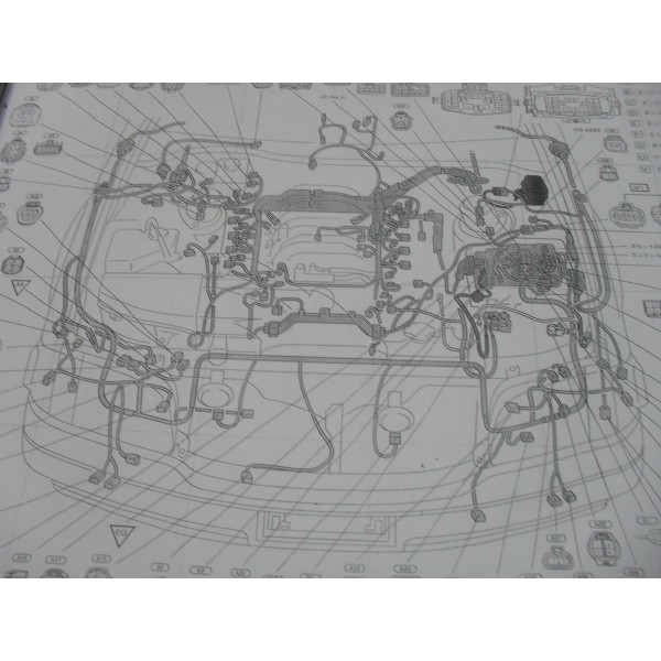 หนังสือ วงจรไฟฟ้า (wiring diagram) รถยนต์ Toyota Crown Majesta หลังปี 97 เครื่องยนต์ 1UZ-FE
