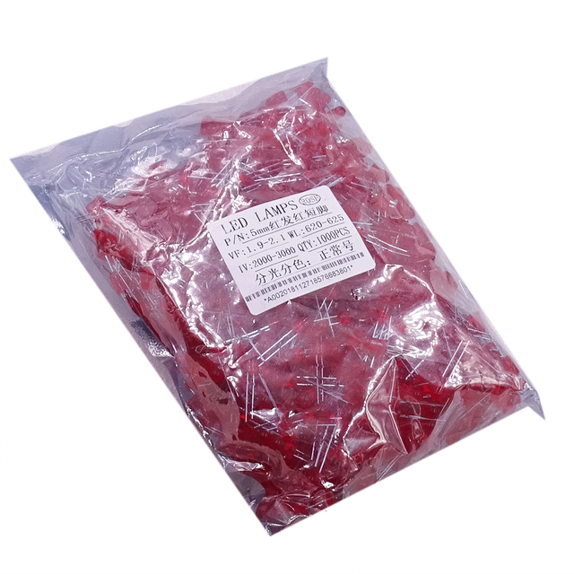 หลอด LED Super Bright 5mm ถุงละ 1000 ตัว