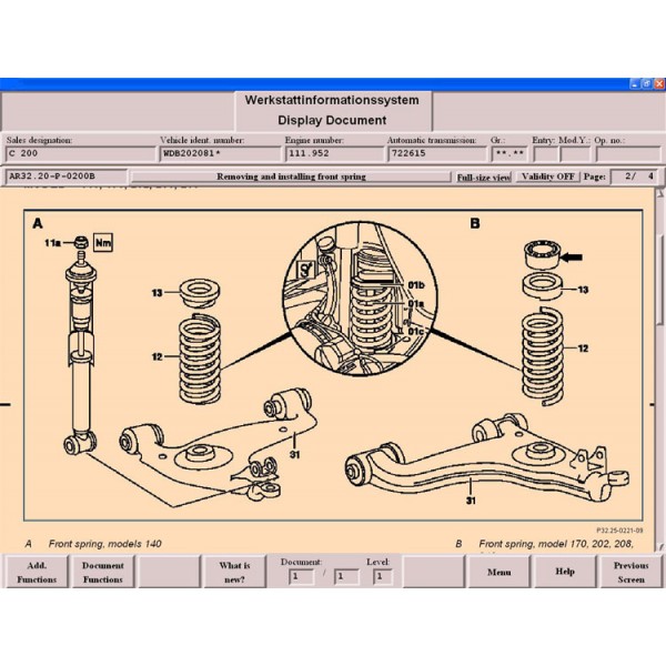 CD โปรแกรมรวม คู่มือซ่อม และ วงจรสายไฟ Wiring Diagram MERCEDES BENZ V.2006