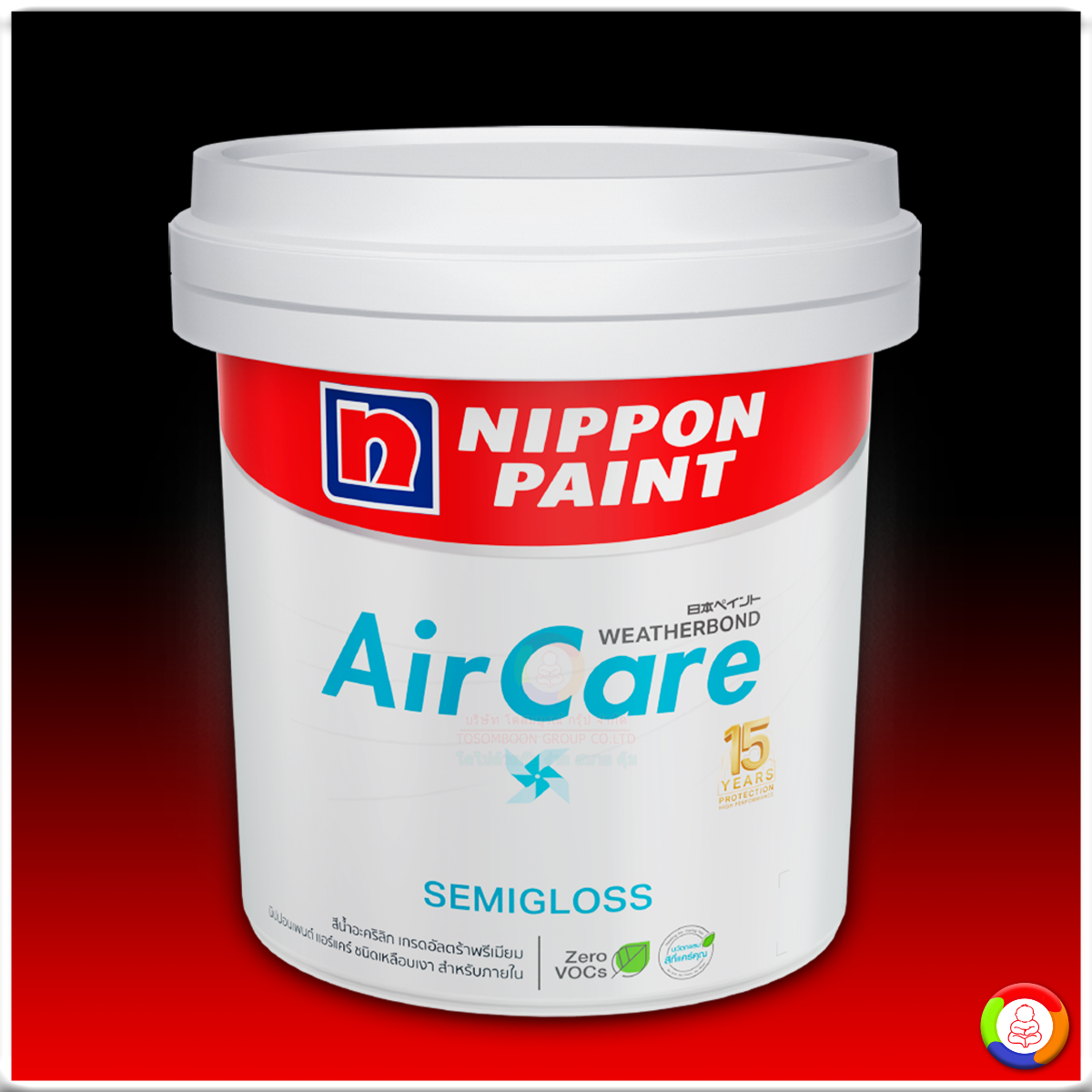Nippon Paint AirCare Semi-Gloss นิปปอนเพนต์ แอร์แคร์ (กึ่งเงา)