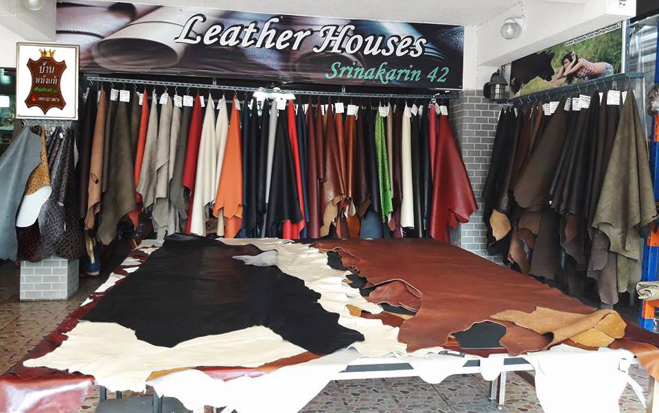 บ้านหนังแท้ Leatherhouse42 จำหน่ายหนังวัวแท้ เศษหนัง สำหรับเป็นวัตถุดิบงานฝีมือ อุตสาหกรรม เครื่องหนัง ปลีก-ส่ง ศรีนครินทร์ บางนา หนังฟอกฝาด หนังนิ่ม หนังออย หนังอัดลาย หนังนูบัค หนังวัว