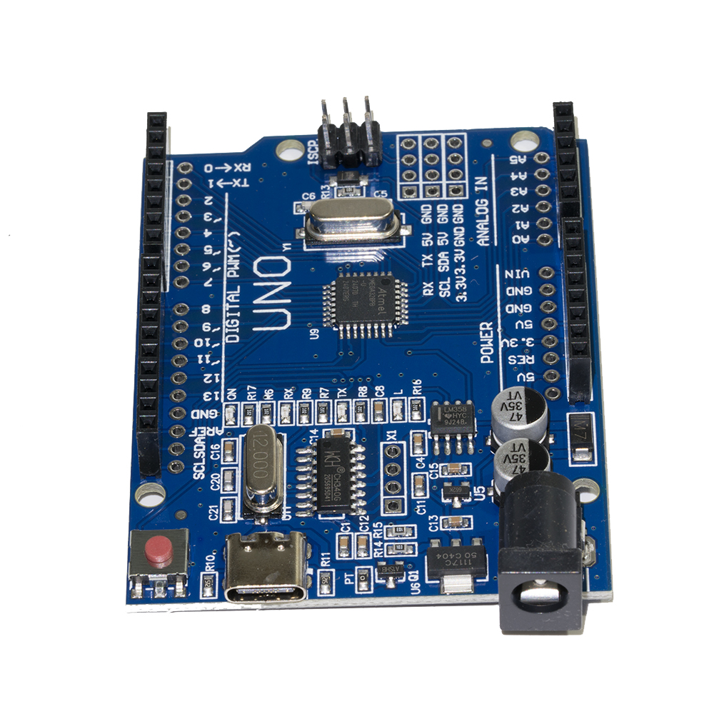 Arduino Uno R3 SMD หัวต่อแบบ USB Type-C เพิ่มพอร์ทขยาย