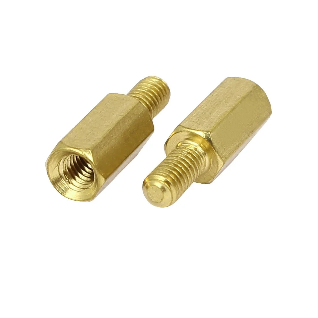 M3 M4 Brass PCB Spacer ผู้-เมีย เสารอง PCB ทองเหลือง 20 ตัว