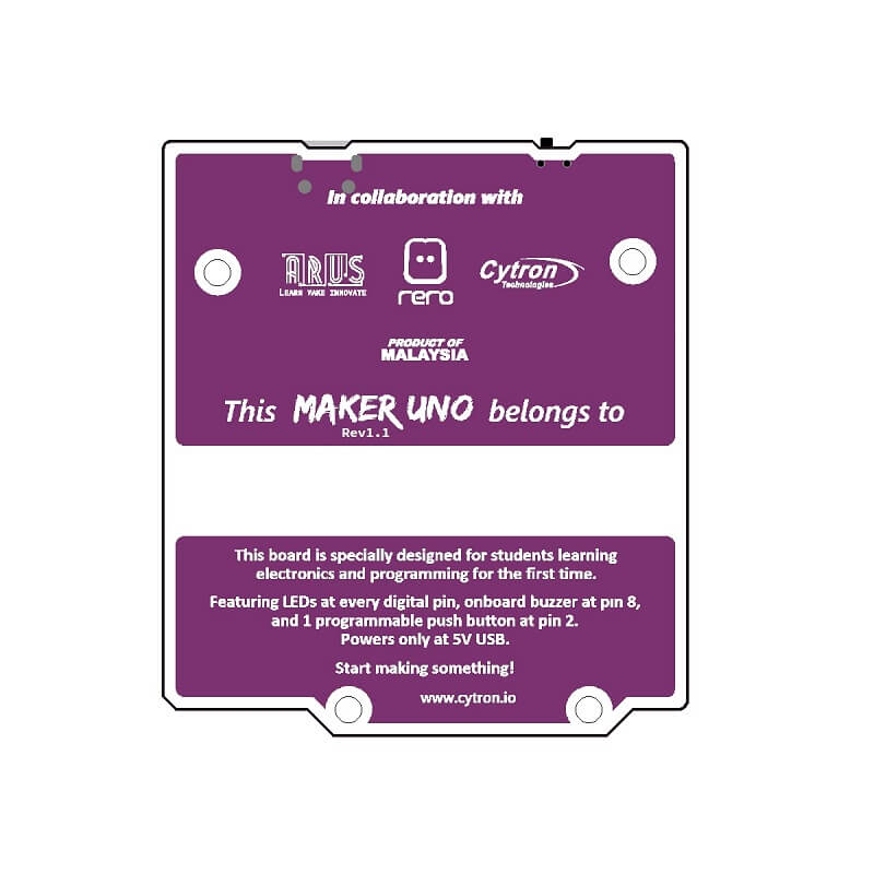 Cytron Maker UNO Simplifying Arduino