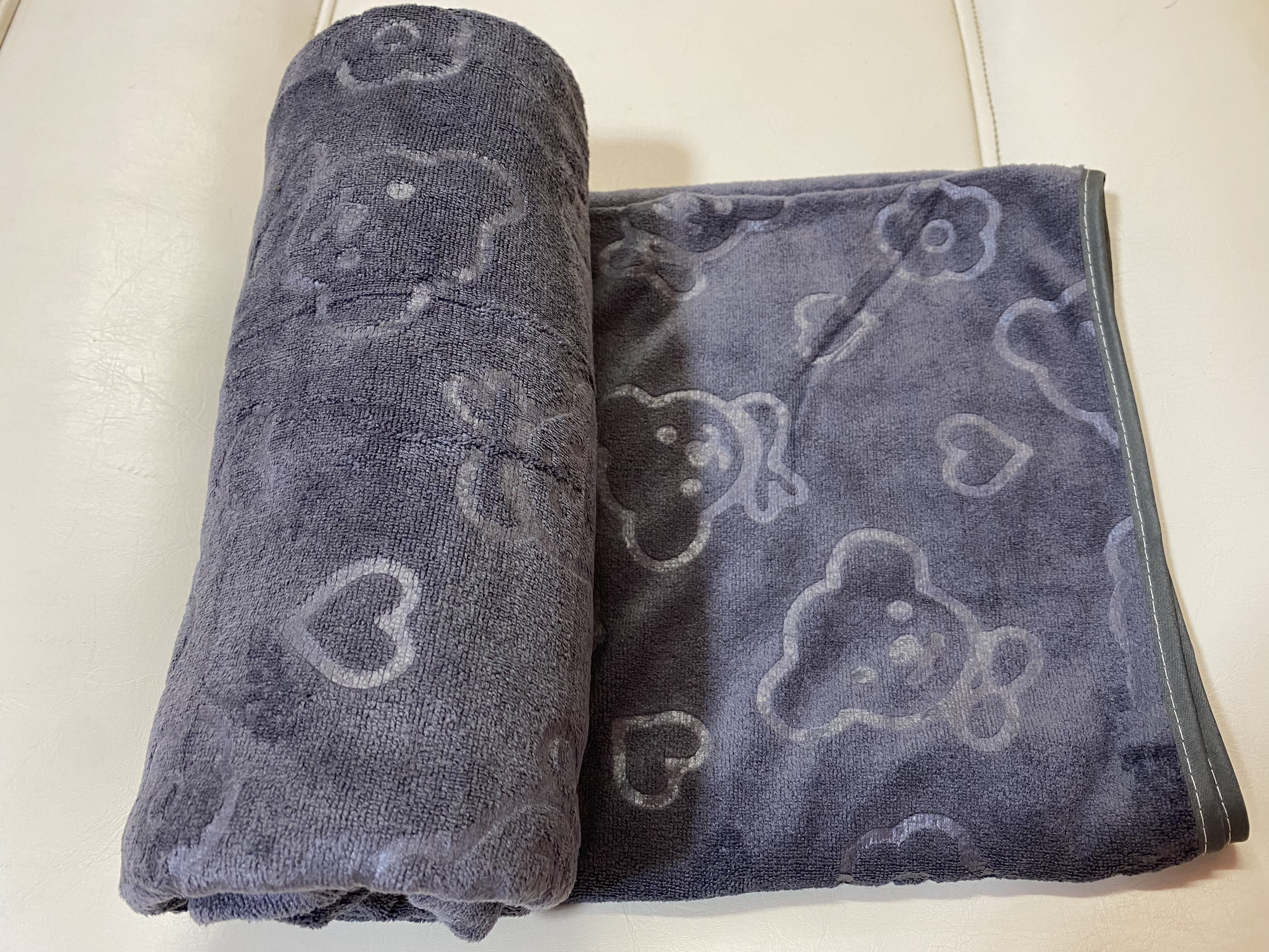 ผ้าเช็ดตัวนาโนผืนใหญ่ จัมโบ้ เป็นผ้าห่มได้ ซับน้ำดีเยี่ยม