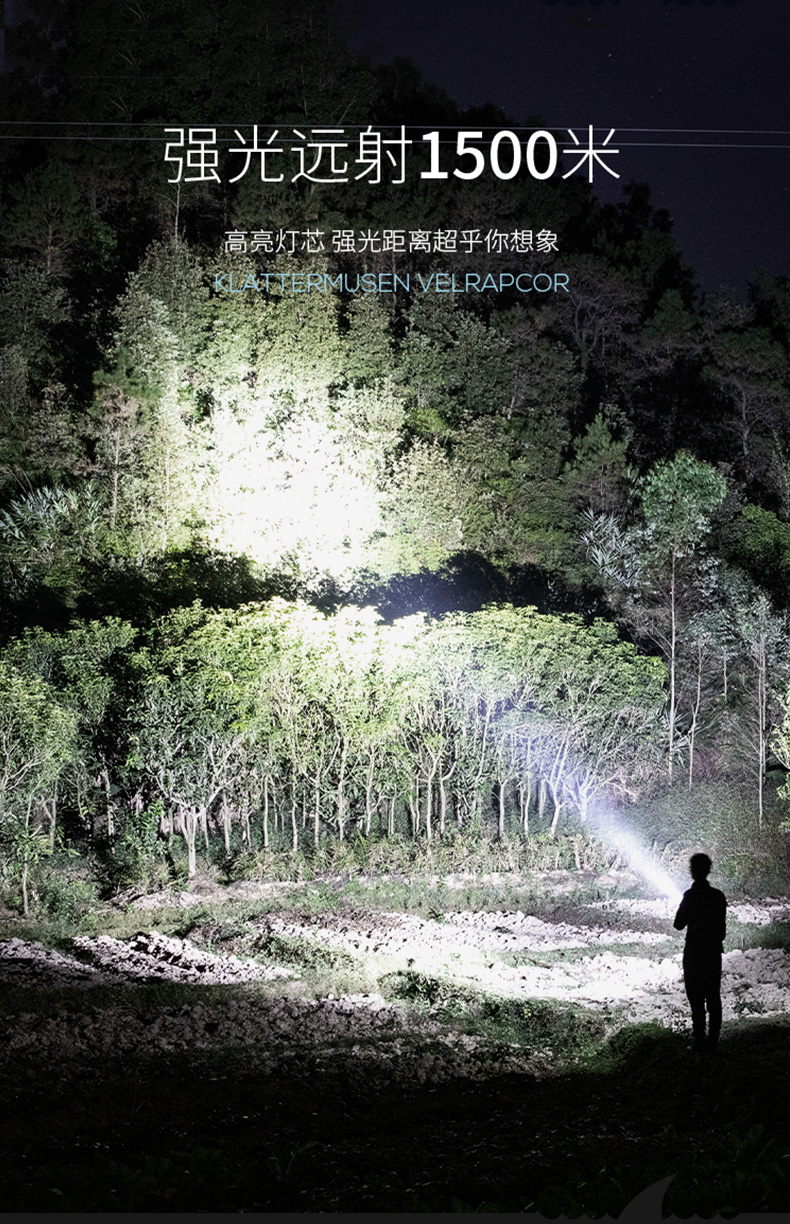 ไฟฉายสะพายแรงสูง แบบส่องไกล หลอด P90 Smiling Shark W-591 Stanby 5-10 Hr. BigCup