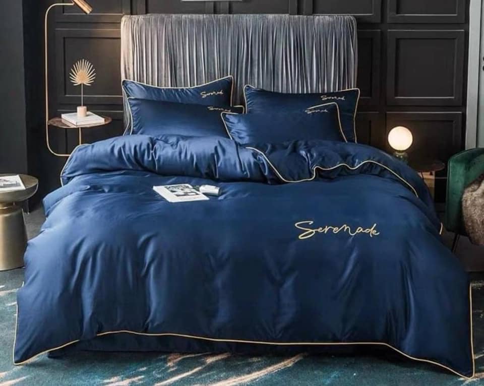 ชุดนวม ครบเซ็ท เนื้อผ้าCotton ซาติน ทอ400 เส้นด้าย สีพื้น นุ่มนิ่มมาก 👍สินค้าคุณภาพ👍