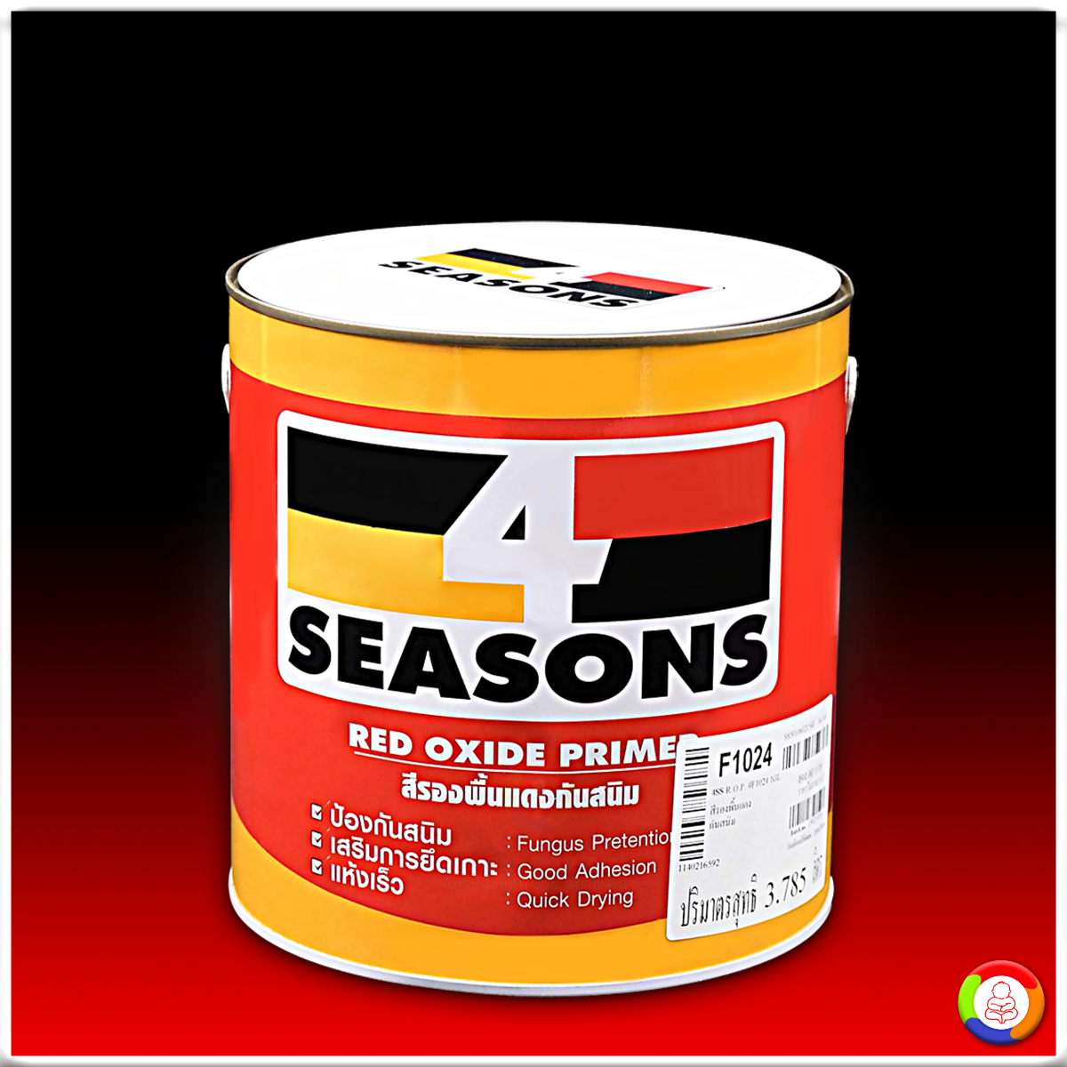 4 SEASONS High Gloss Enamel โฟร์ซีซั่นส์ สีน้ำมันเคลือบเงา