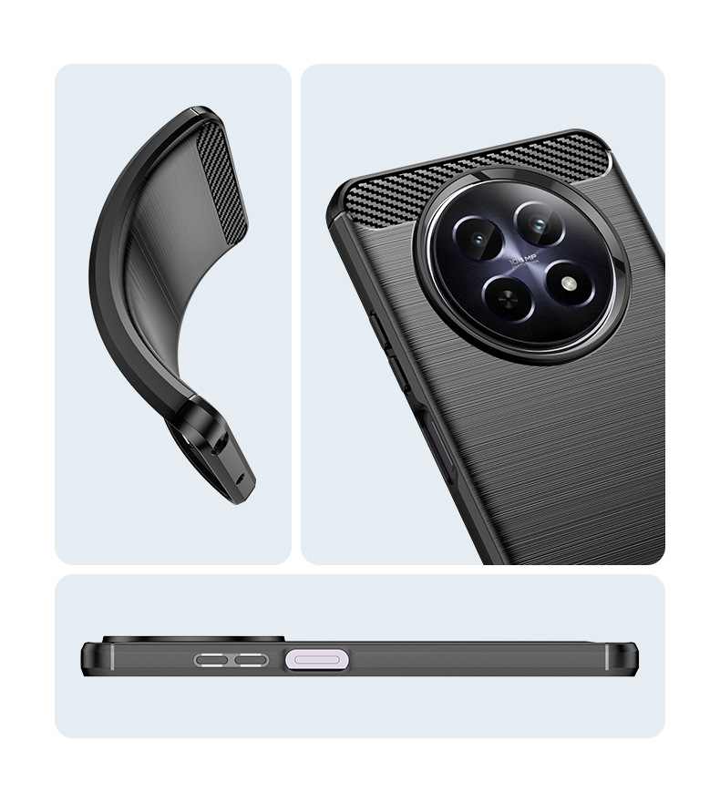 เคสสำหรับ realme 12 5G ผลิตจาก TPU กันกระแทกได้ (VICKIE)