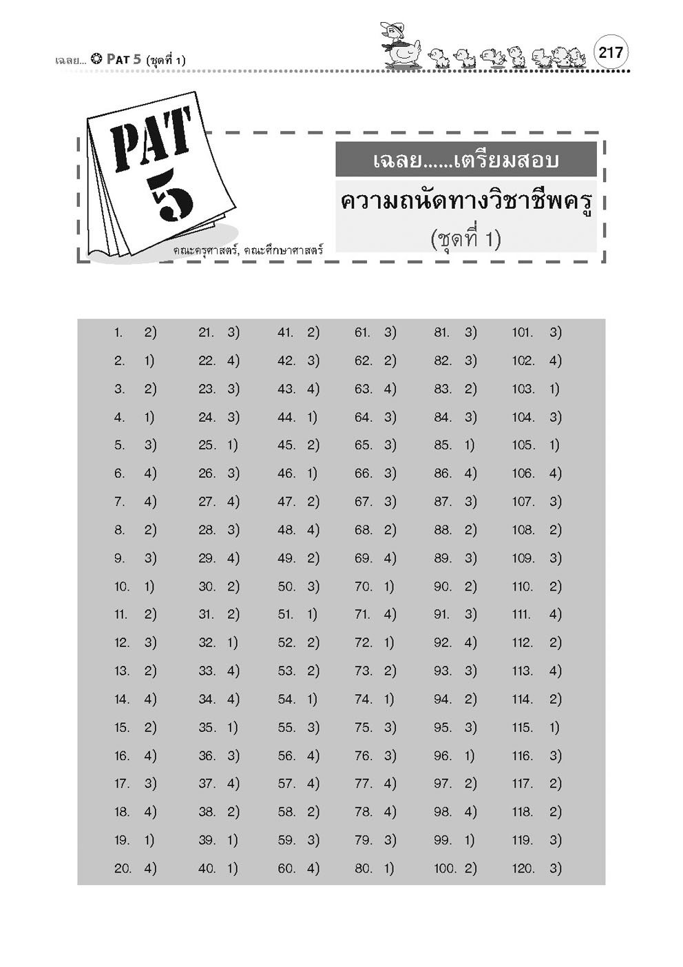 รู้รอบ ครอบจักรวาล Pat 5 ความถนัดวิชาชีพครู (ใช้เตรียมสอบ TPAT5 ได้)