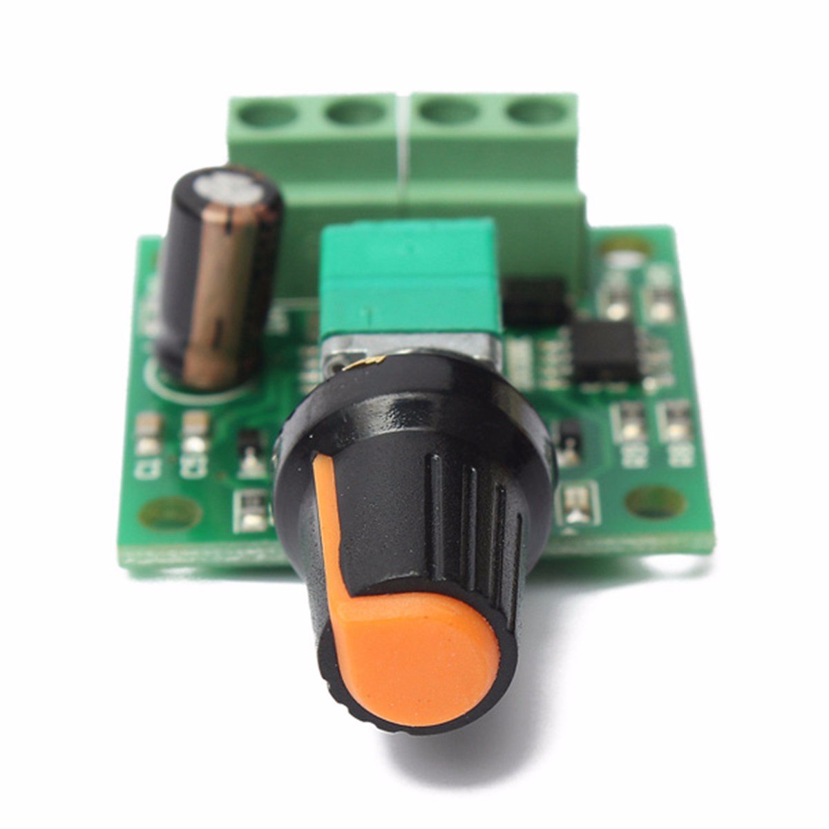 โมดูลปรับความเร็วมอเตอร์ DC แบบ PWM DC 1.8-12V 2A PWM Motor Speed Controller 0~100% Adjustable Drive Module 1803B