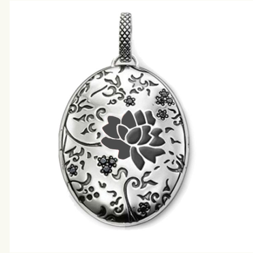ล็อกเก็ตเปิดปิด เงิน Cubic Zirconia เปิดปิด ของขวัญ