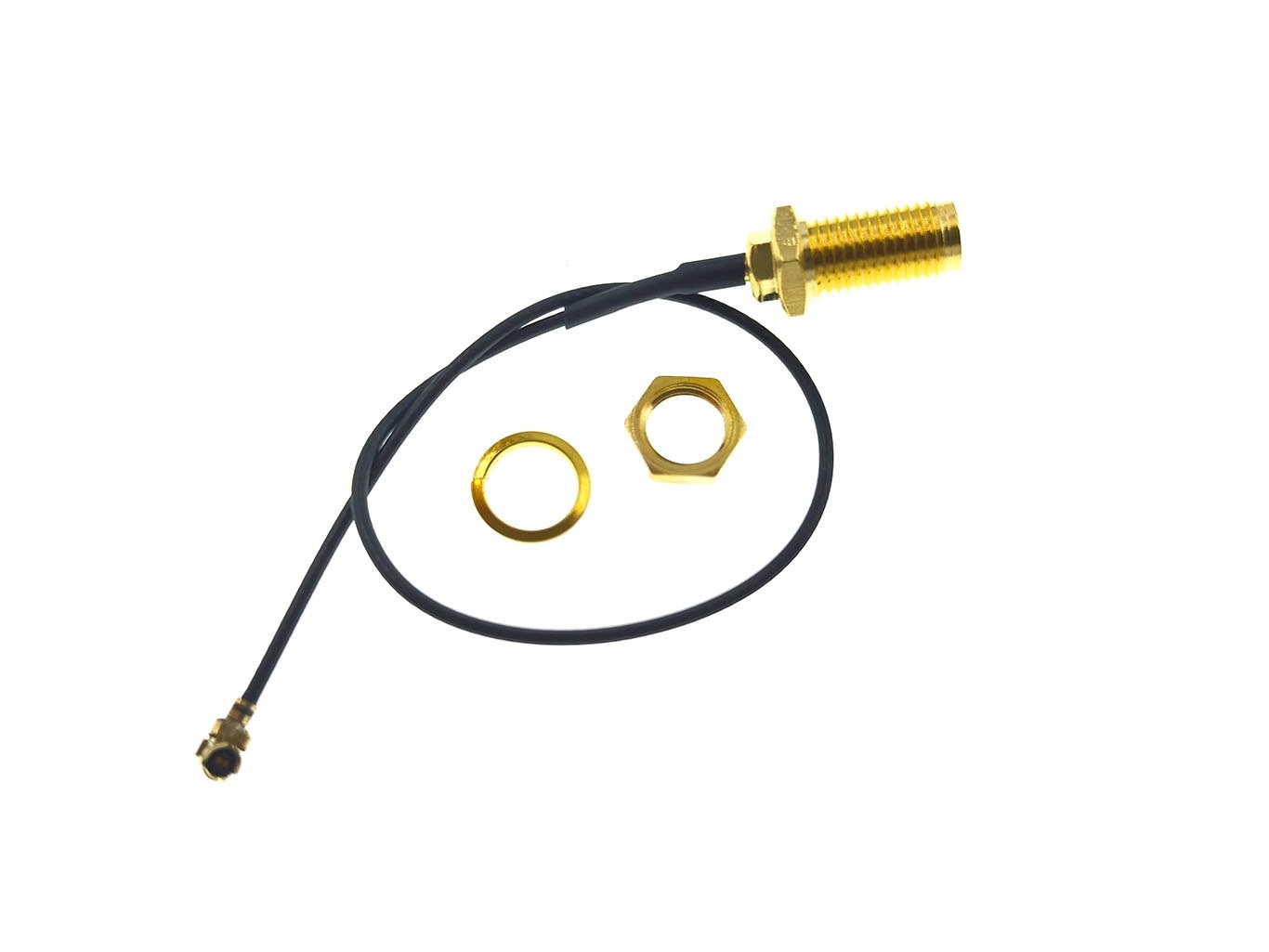 เสาอากาศไวไฟ 2.4GHz WIFI U.FL IPEX to SMA with Antenna 3dBi