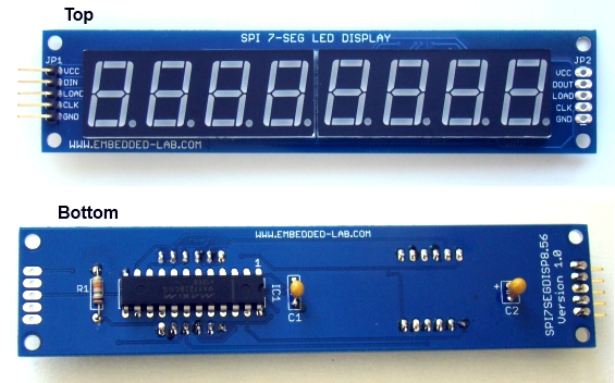 7 Segment 8-Digit with MAX7219 Module โมดูลแสดงผลตัวเลข 8 หลัก