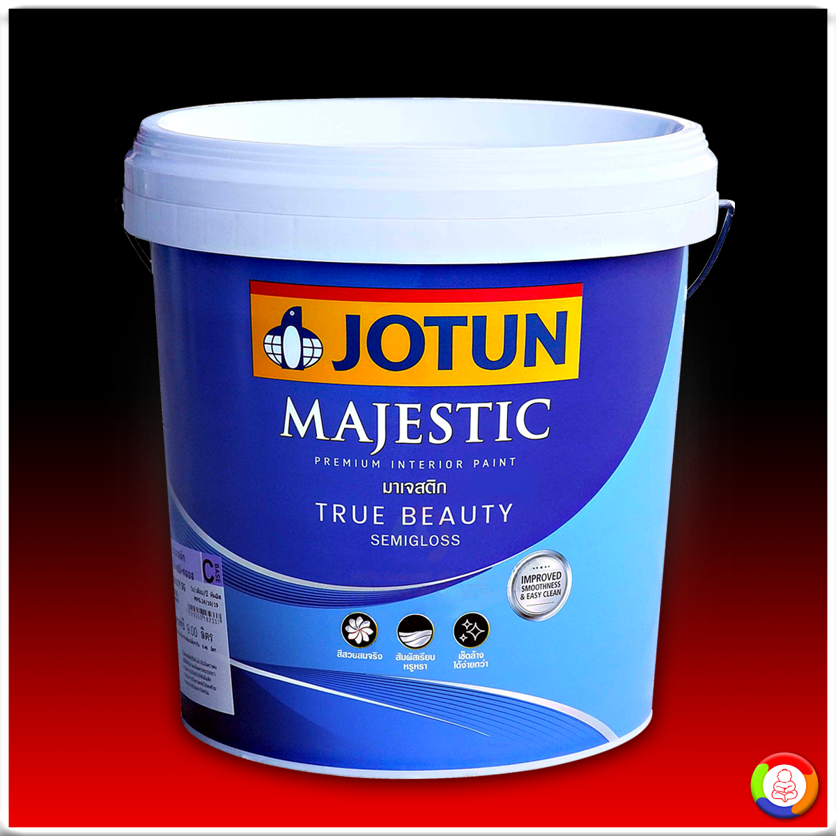 JOTUN MAJESTIC TRUE BEAUTY SEMI-GLOSS สีโจตันมาเจสติก ทรู บิ้วตี้ เซมิ กลอส