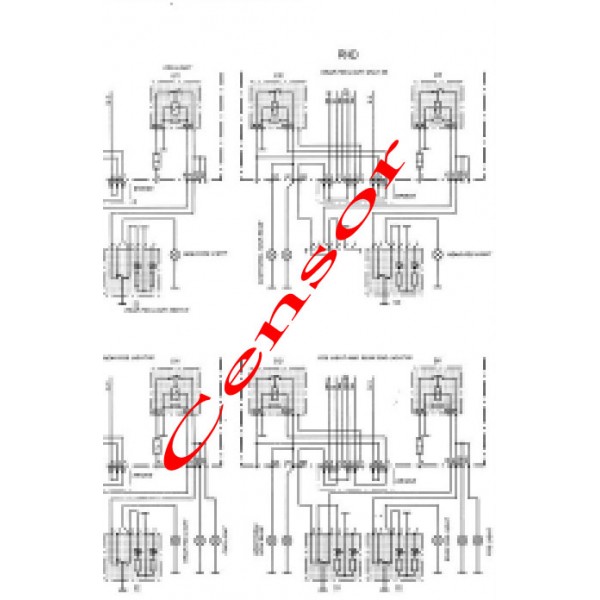 CD คู่มือซ่อม WIRING DIAGRAM PORSCHE 944S, 944 TURBO