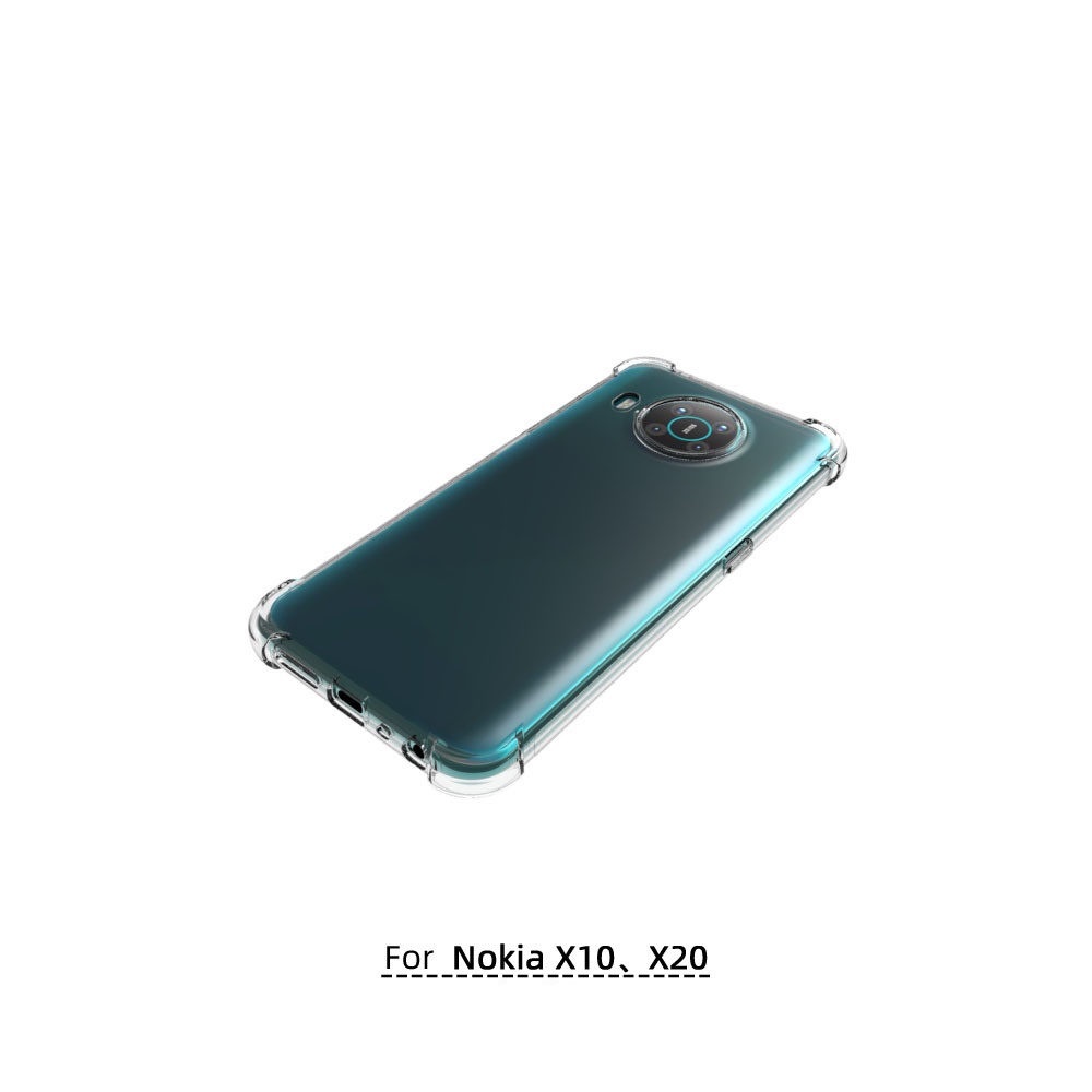 เคส Nokia X10 5G แบบ TPU ใสเสริมขอบและมุมกันกระแทก