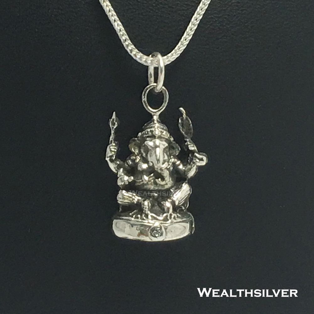 จี้พระพิฆเนศเชฟปางประทานพร องค์ลอย L