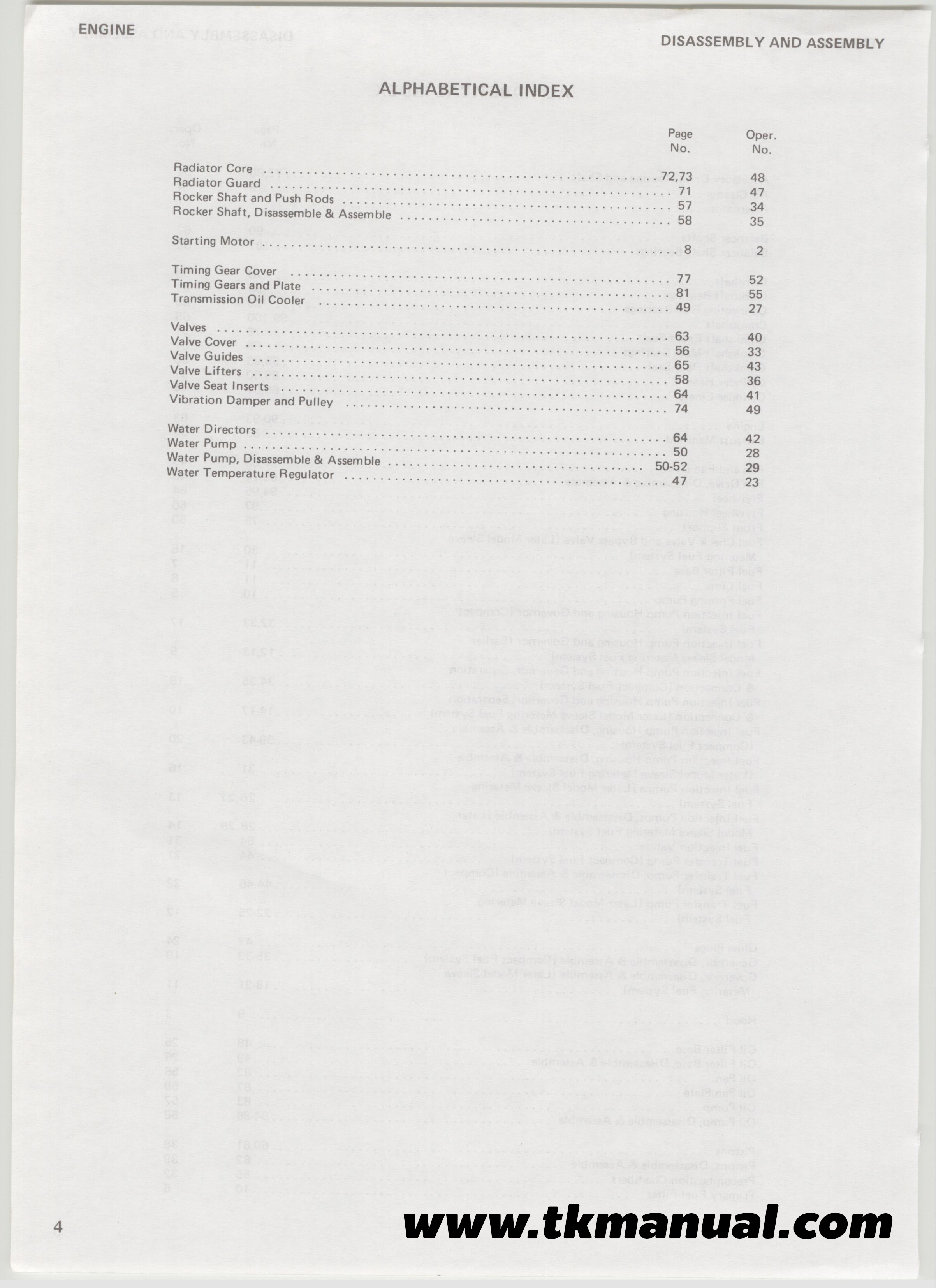 CD คู่มือซ่อม Caterpillar D4, D4D