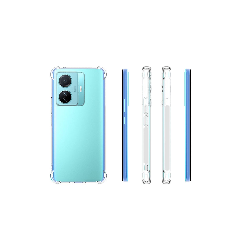 เคส vivo T1 5G แบบ TPU ใสเสริมขอบและมุมกันกระแทก