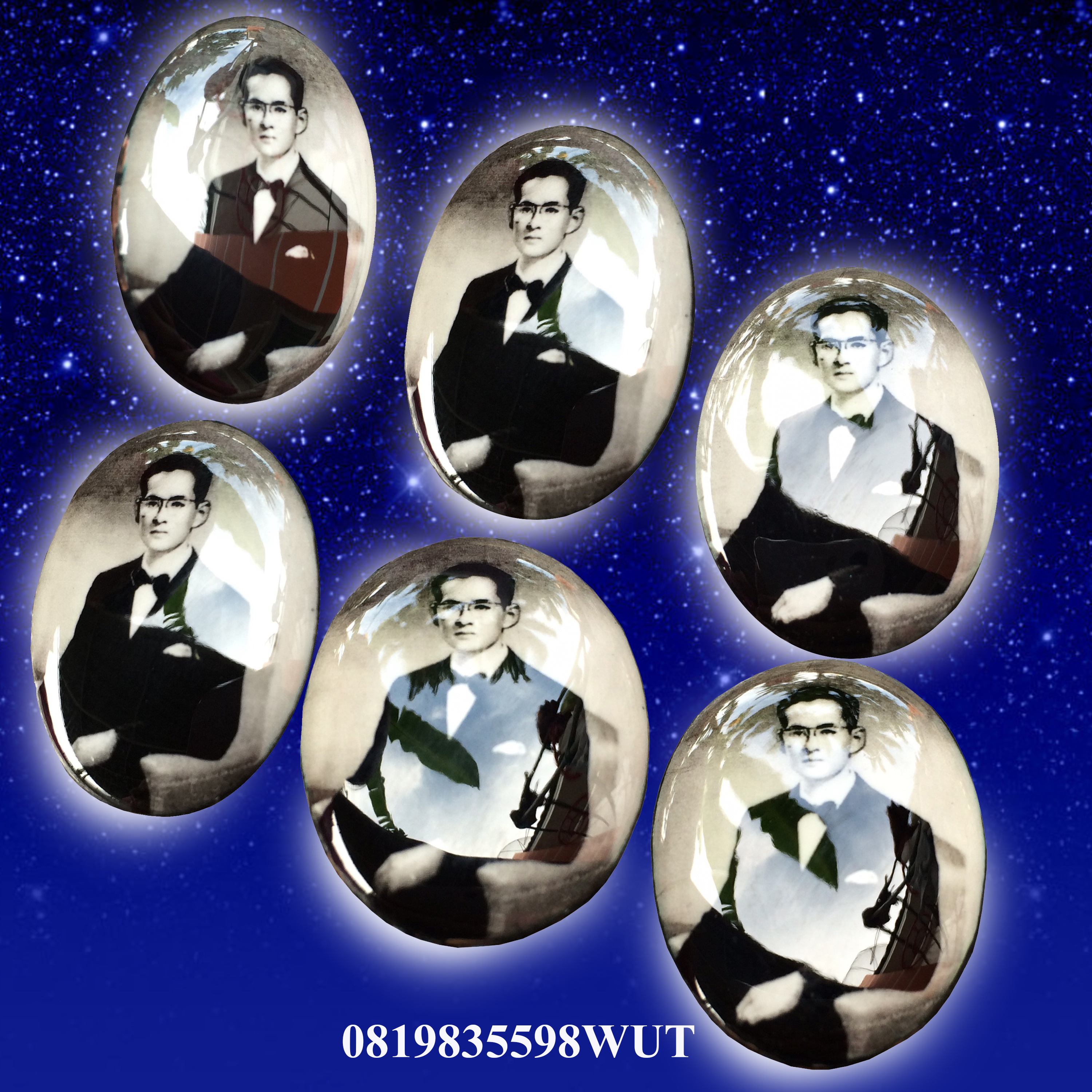 ล็อกเก็ตขาวดำ แบบคลาสสิค ร.9