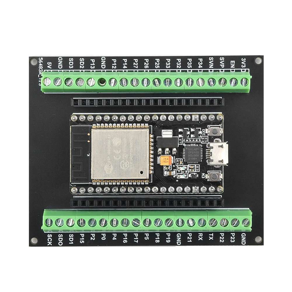 ESP32 Terminal Block Adapter Board Expansion 38pin ฐานเทอร์มินอล สำหรับ ESP32