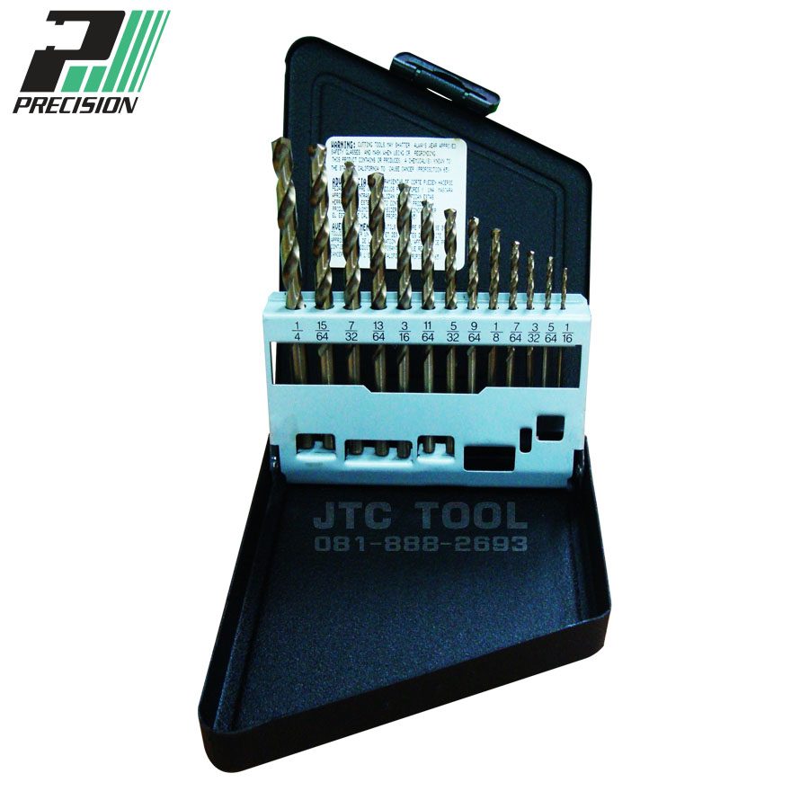 ชุดดอกสว่านแบบโคบอลไฮสปีด / Drill set HSS-Cobalt (99944) Precision