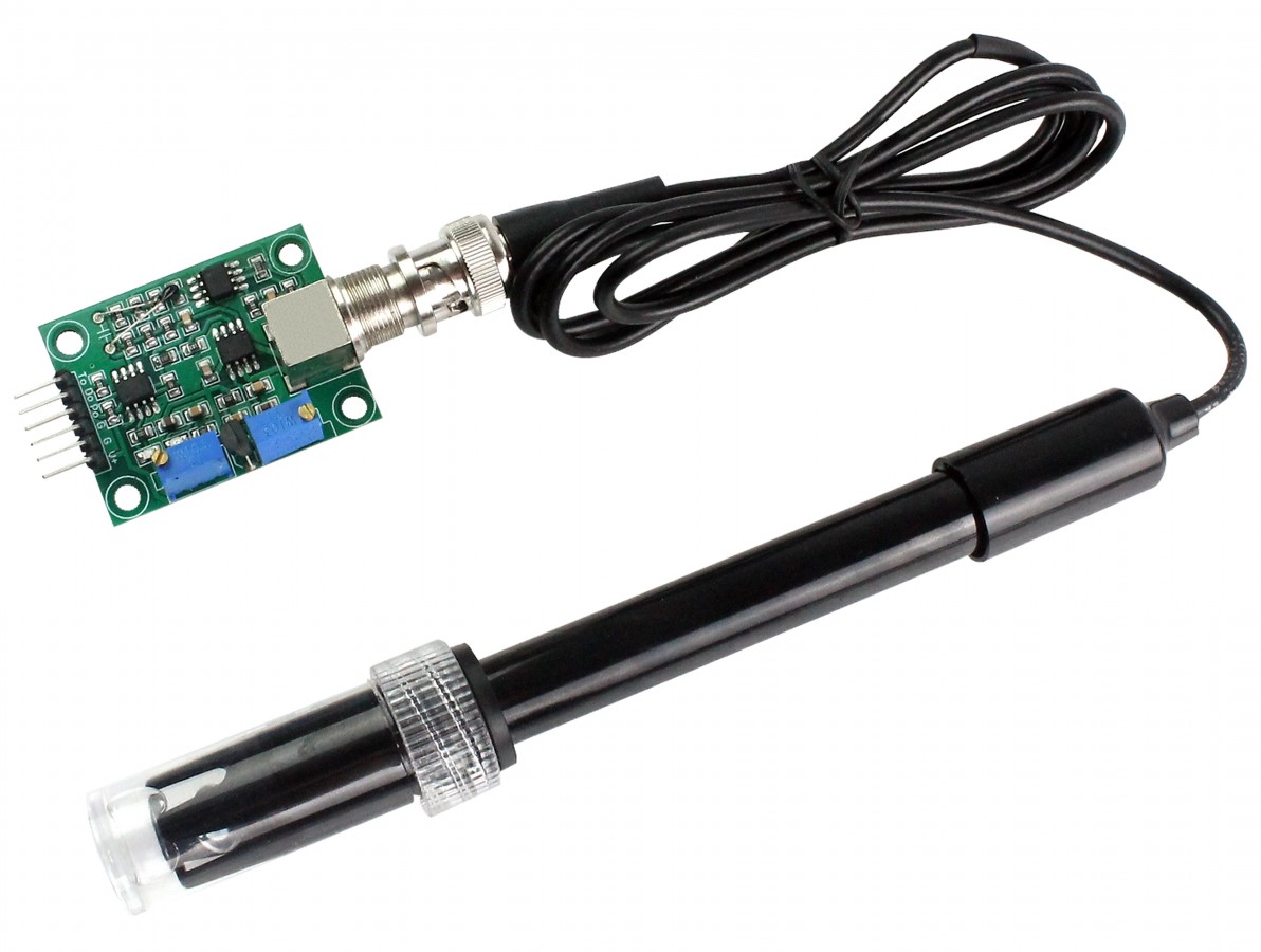 pH Sensor เซนเซอร์วัดค่า pH 0-14 วัดความเป็นกรด-ด่าง สำหรับ Arduino