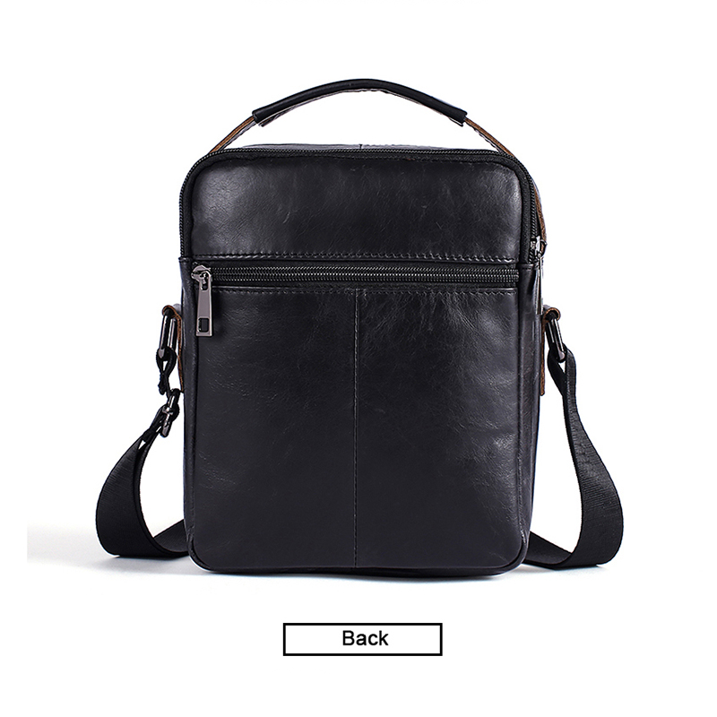 กระเป๋าสะพายไหล่ใบเล็กหนังแท้ รุ่น JQ8211 (Black)