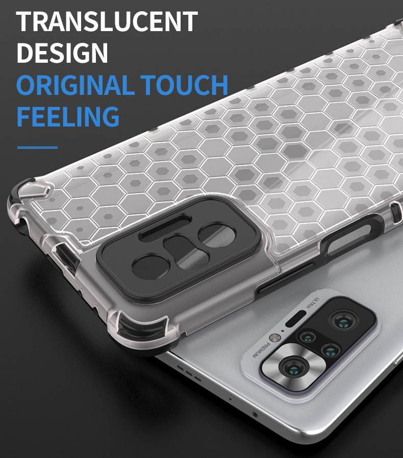 เคส Xiaomi Redmi Note 10 Pro ลายรังผึ้งกันกระแทกได้
