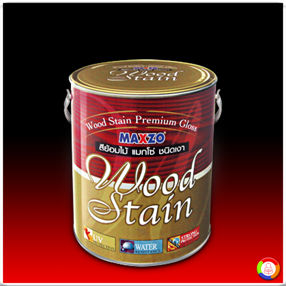 MAXZO WOOD STAIN PREMIUM GLOSS แมกโซ่ วูดสเตน สีย้อมไม้ชนิดเงา