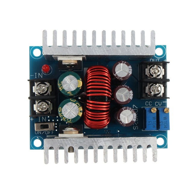 20A DC6-40V to 1.2-36V 300W Constant Current Adjustable Step Down Module With Short Circuit Protection