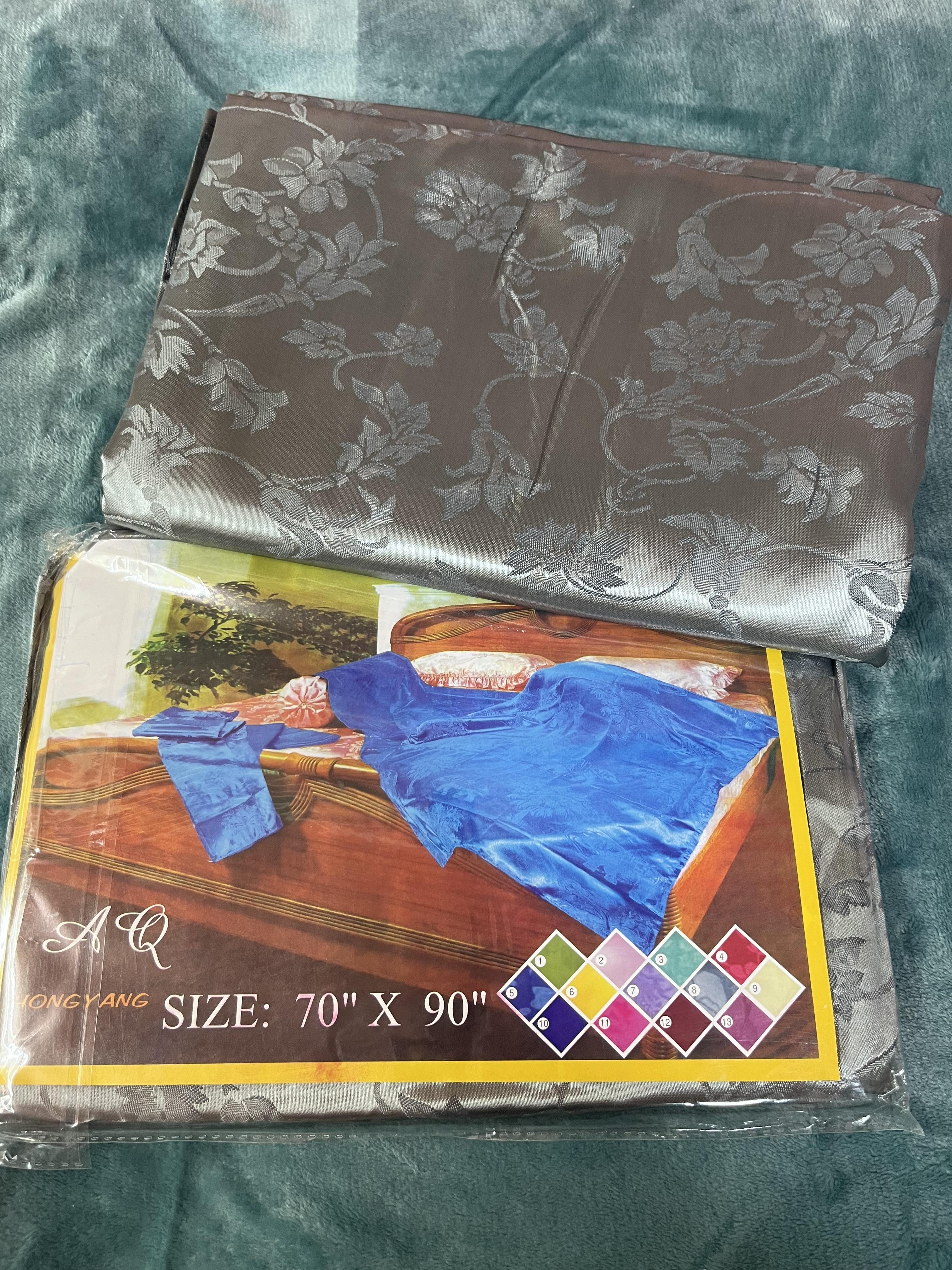 ผ้าห่มผ้าแพร 6 ฟุต ห่มแล้วเย็นสบาย ผ้าลื่น นิ่ม สีสวยสด