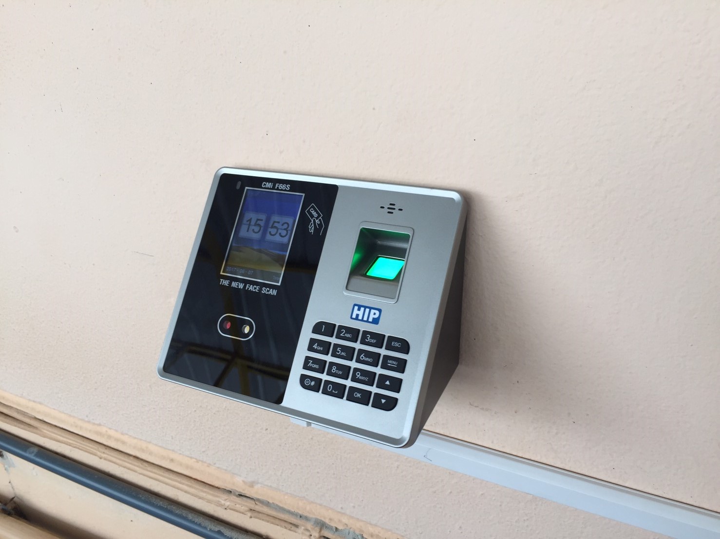 เครื่องสแกนใบหน้า cmi f66s จำนว