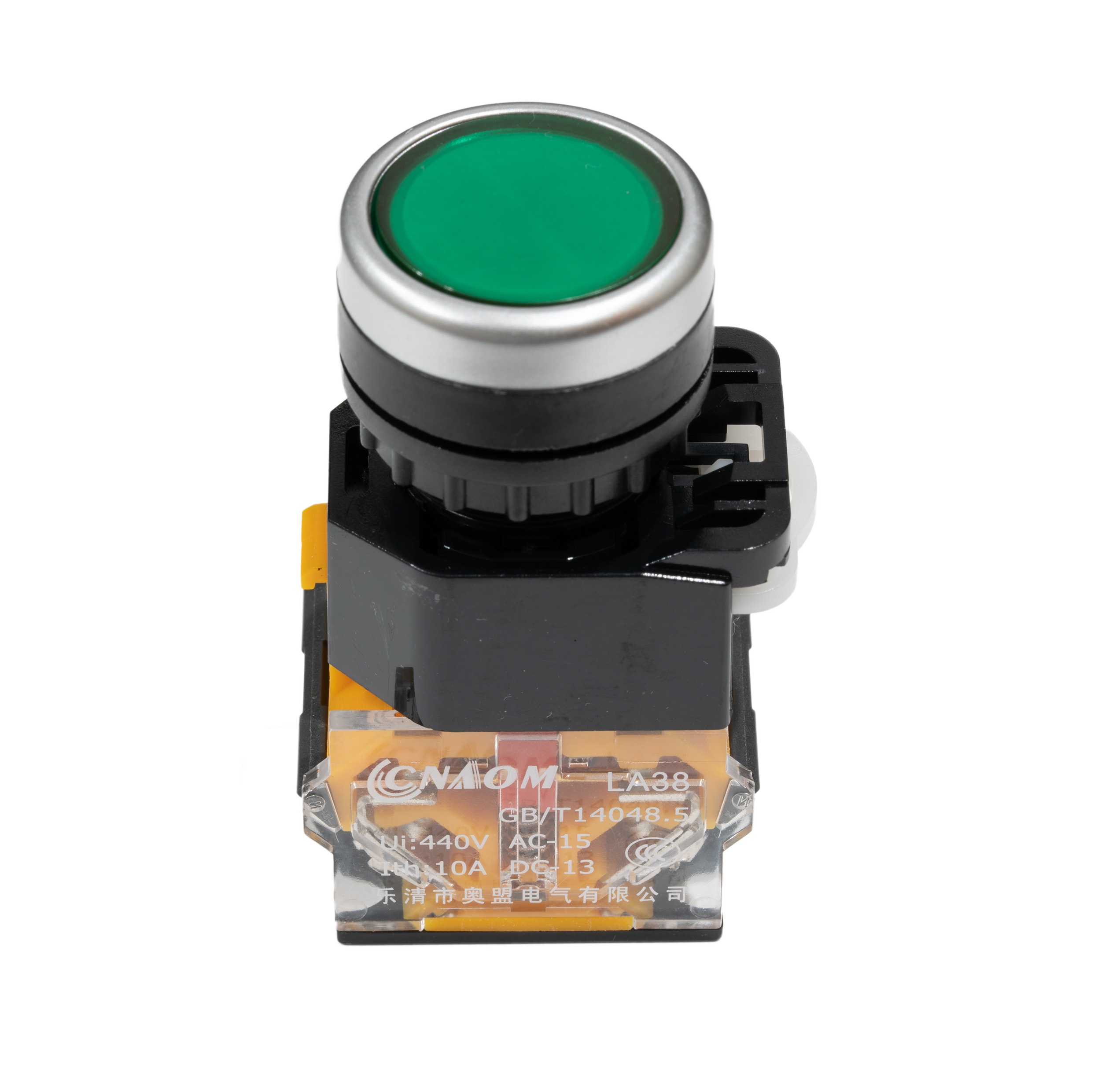 LA38-11 สวิตซ์ ปุ่มกด ตู้คอนโทรล กดติด-ปล่อยดับ Push Button 22mm