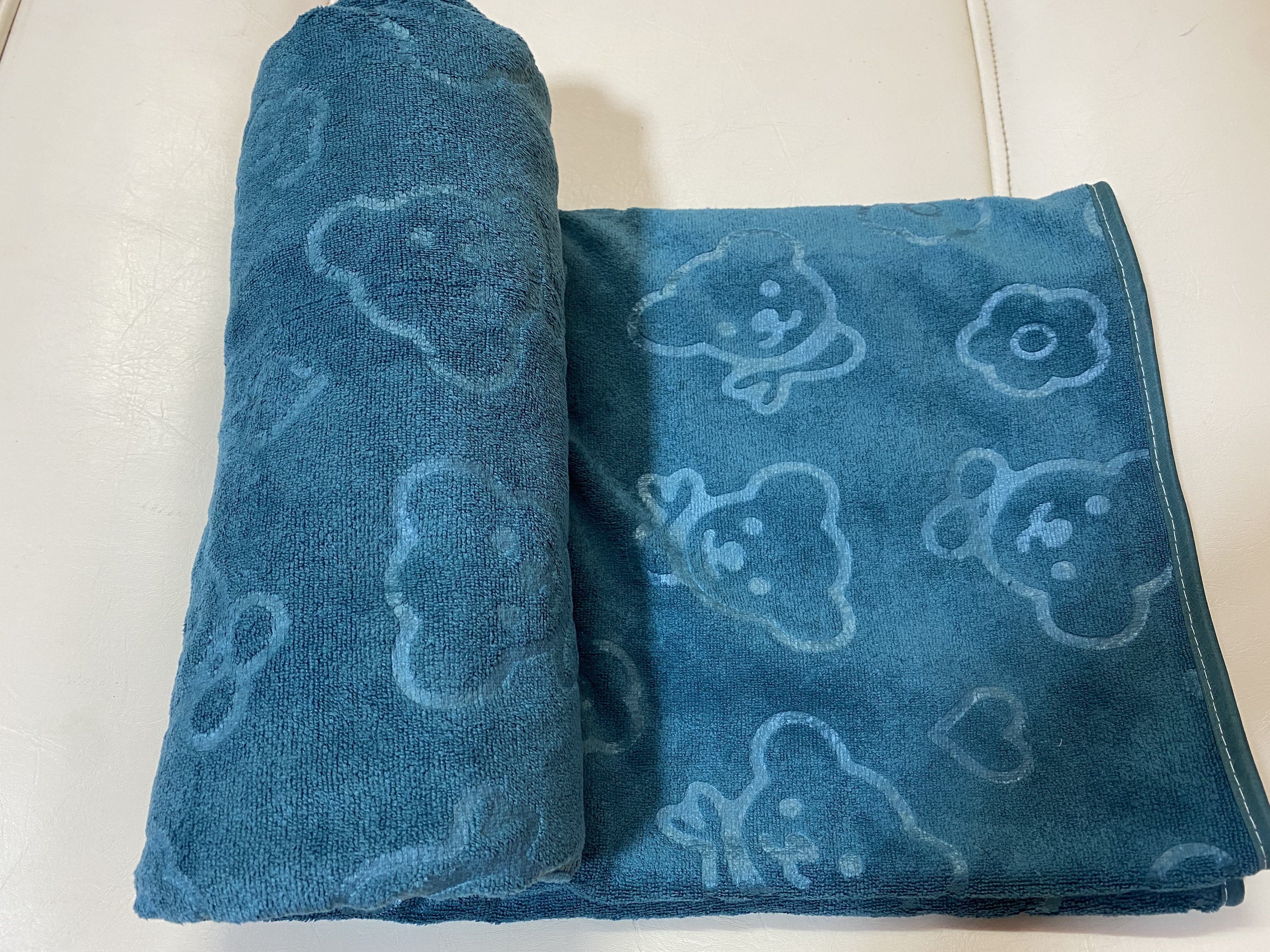 ผ้าเช็ดตัวนาโนผืนใหญ่ จัมโบ้ เป็นผ้าห่มได้ ซับน้ำดีเยี่ยม