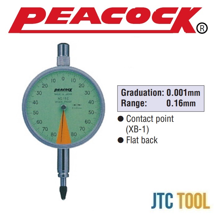 ไดอัลเกจ - Dial Gauge One Revolution Z series [Brand: Peacock]