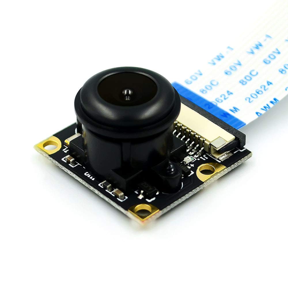5MP OV5647 Wide Angle Fish-Eye Lens Night Vision Camera for Raspberry Pi กล้องมุมกว้าง รองรับอินฟราเรด สำหรับมองกลางคืน