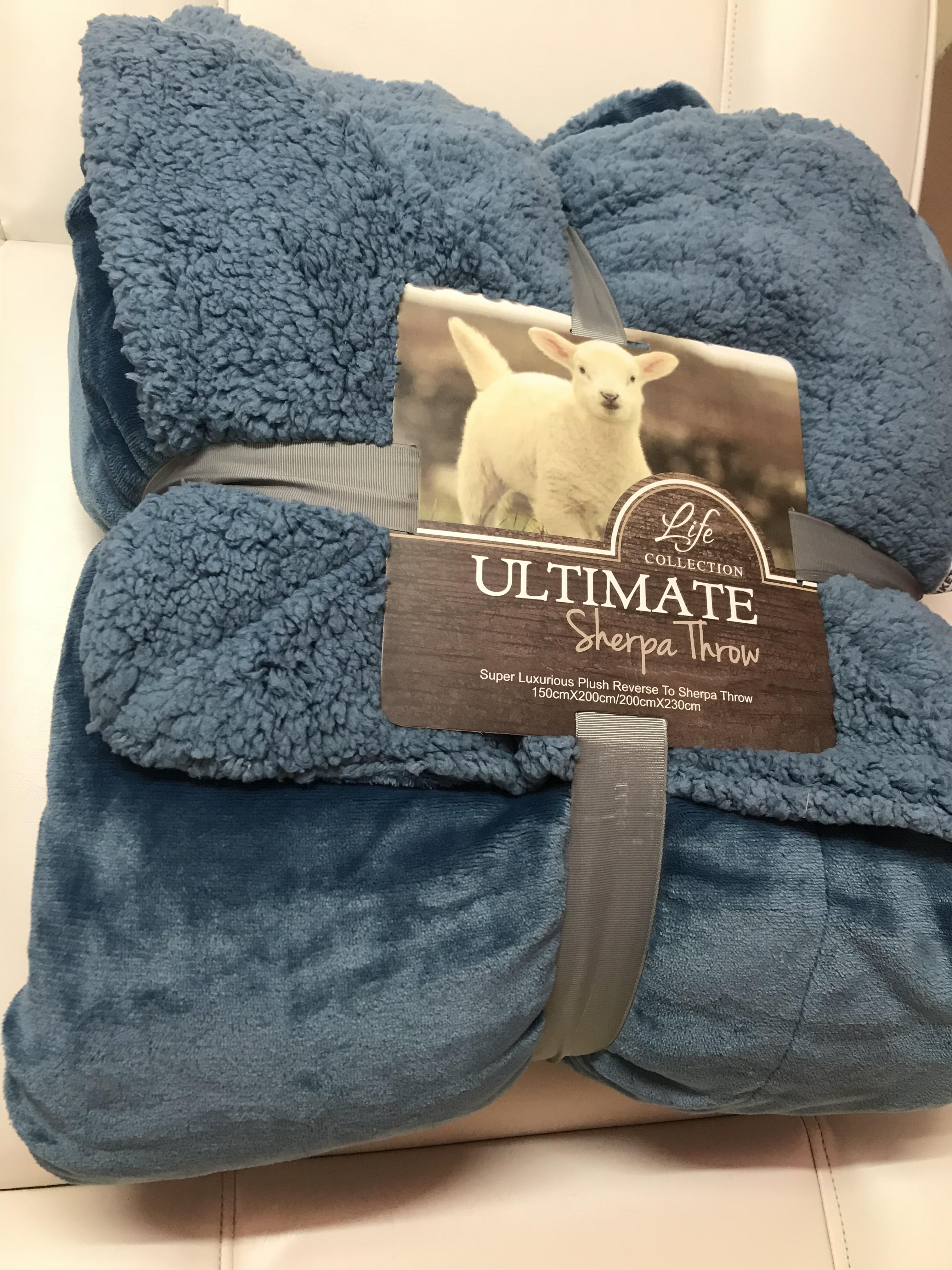 ผ้าห่มขนแกะ8ฟุต 2 ชั้น รุ่นสีเดียว โปร 595 ส่งฟรี