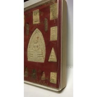 พระผง พระกล่อง พระชุด รุ่นมหาโชค มหาลาภ มั่งมี ศรี สุข ร่ำรวยเงินทอง วัดแค (ราชานุวาส) 15 องค์