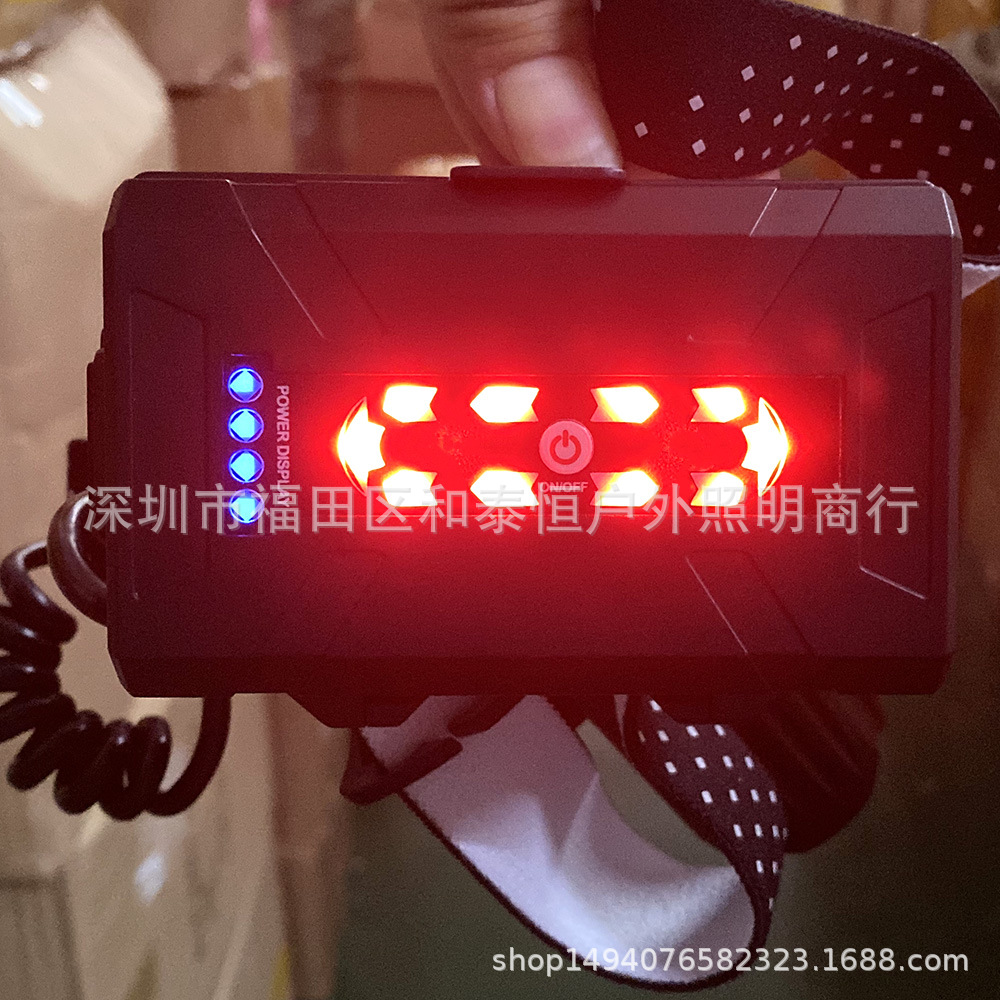 ไฟฉายคาดศีรษะแรงสูง แบบ 1 หลอดปรับขยายได้ LED P99 9 Core , JamieFire T138 แสงขาว ชุดแบตเตอรี่คุณภาพสูง พร้อมกล่องใส่และหูหิ้ว