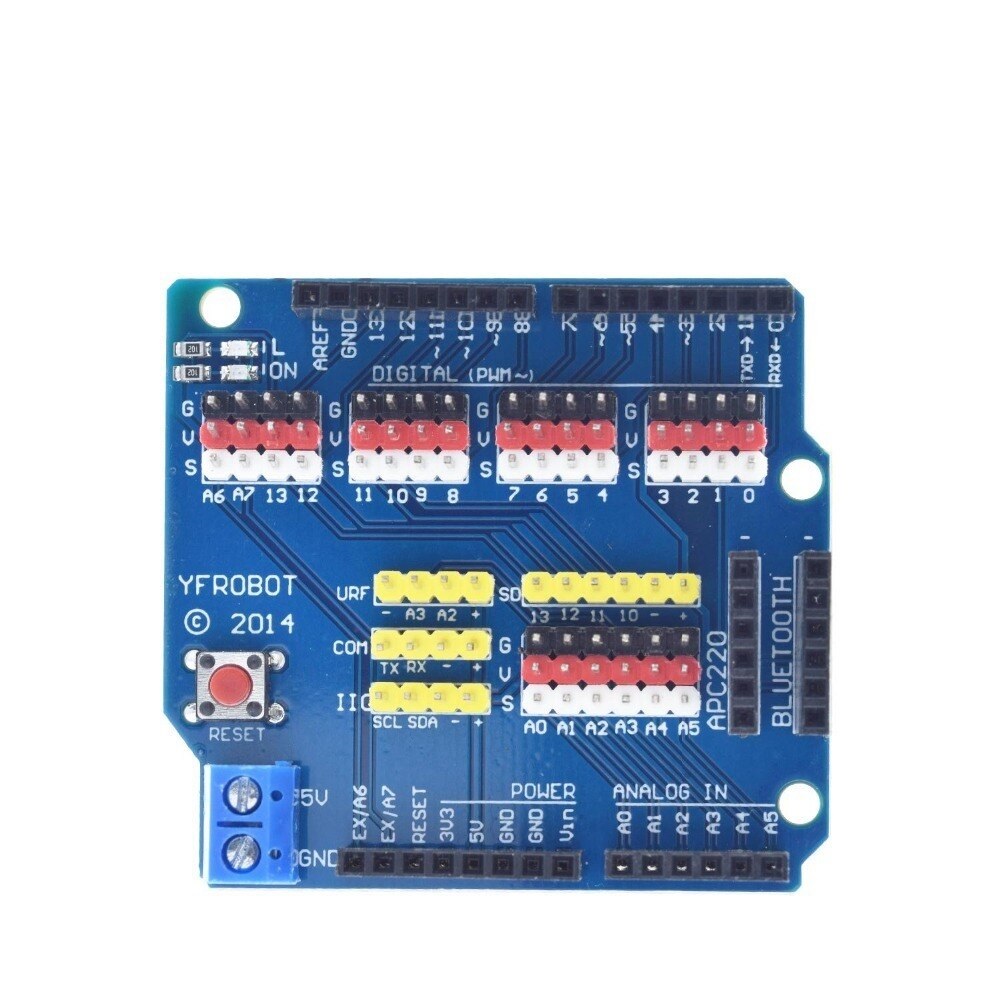 บอร์ดขยายขา Sensor Expansion Shield for Arduino UNO R3 V5.0 Module