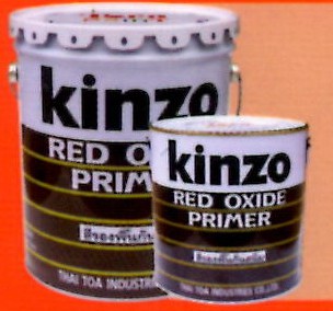 คินโซ่ สีรองพื้นกันสนิมเทา Kinzo Grey Oxide Primer
