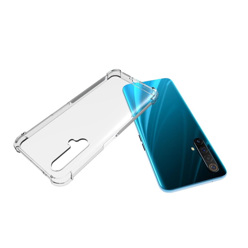 เคส realme X50 5G แบบ TPU ใสเสริมขอบและมุมกันกระแทก